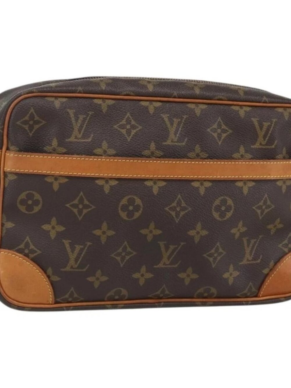 LOUIS VUITTON Monogram Compiegne 28 Clutch Bag M51845 LV Auth - Picture 1 of 15